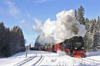 The Harz Mountains in Winter
