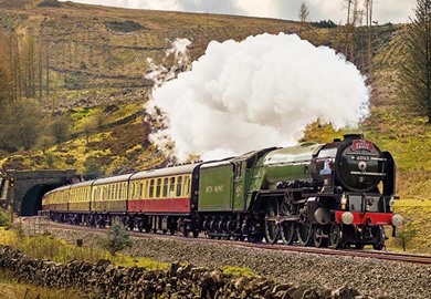 Royal Deeside and The Tornado Steam Train